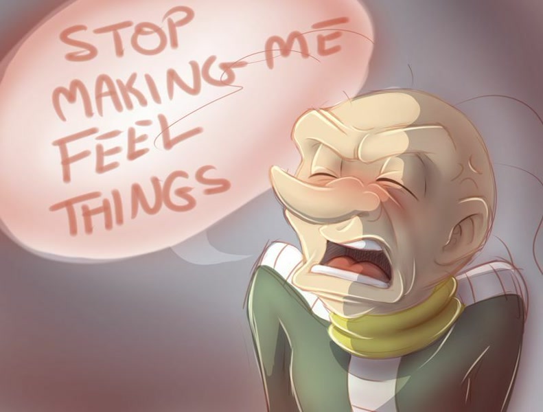 Size: 800x607 | Tagged: safe, artist:kiss the thunder, snively robotnik, dialogue, english text, featured image, solo