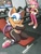 Size: 2700x3600 | Tagged: suggestive, artist:omegasunburst, amy rose, knuckles the echidna, rouge the bat, shadow the hedgehog, silver the hedgehog, sonic the hedgehog, alternate outfit, arms behind head, cellphone, duo, duo female, female, frown, gym, hand on hip, holding something, indoors, kneeling, lidded eyes, looking offscreen, pants, television