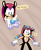 Size: 750x904 | Tagged: safe, artist:memphis tennessee, mighty the armadillo, bird, dialogue, featured image, literal animal