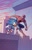 Size: 640x1011 | Tagged: safe, artist:guymagickal, sonic the hedgehog, hedgehog, human, cityscape, clouds, crossover, daytime, duo, male, outdoors, rooftop, spiderman
