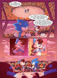 Size: 2400x3300 | Tagged: safe, artist:jadepesky, egg pawn, sally acorn, sonic the hedgehog, ..., dialogue