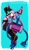 Size: 584x1000 | Tagged: safe, artist:araeofdrawings, amy rose, hedgehog, cosplay, hammer, jinx (league), looking back, piko piko hammer