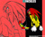 Size: 800x673 | Tagged: safe, artist:may shing, knuckles the echidna, human, character name, grin, humanized, looking back, male, needs more jpeg, smile