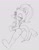 Size: 1035x1317 | Tagged: safe, artist:fours, oc, oc:shelly the otter, otter, busty oc, female, looking back, one fang, running, solo, wink