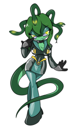 Size: 1280x2309 | Tagged: safe, artist:chaoscroc, oc, oc:sofia the gorgon, glasses