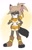 Size: 896x1388 | Tagged: safe, artist:ciaradoesart, oc, oc:slinky the ferret, female, ferret, looking at viewer, solo