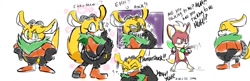Size: 800x259 | Tagged: safe, artist:drawloverlala, chip, thunderbolt the chinchilla, dialogue, sketch page