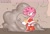 Size: 2048x1375 | Tagged: safe, amy rose, hedgehog, amy's halterneck dress, dress, from behind, hammer, looking back, looking offscreen, piko piko hammer