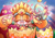 Size: 1024x723 | Tagged: safe, artist:rylxdream, cheese (chao), cream the rabbit, chao, rabbit, agender, arms out, duo, easter, easter egg, eyes closed, female, mouth open, open smile, smile, spring cream outfit