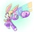 Size: 915x864 | Tagged: safe, artist:rcase, bunnie rabbot, rabbit, easter, easter egg, egg, female, holiday, one fang, solo