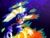 Size: 1600x1200 | Tagged: safe, artist:kurojay_, silver the hedgehog, sonic the hedgehog, hedgehog, 30 days sonic, duo, looking at viewer, male, time rift