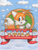 Size: 984x1280 | Tagged: safe, artist:dragonquesthero, miles "tails" prower, fox, 2010, abstract background, character name, chest fluff, child, classic sonic (universe), classic tails, clenched fist, clouds, english text, gloves, island, looking at viewer, male, mouth open, ocean, smile, solo, sonic title screen banner, star (symbol), title screen, traditional media