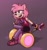 Size: 850x900 | Tagged: safe, artist:literallblue, amy rose, solo