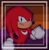 Size: 500x513 | Tagged: safe, artist:triplettailedfox, knuckles the echidna, echidna, sonic mania adventures, 2022, absentiagender pride, abstract background, clenched fists, frown, gloves, icon, looking at viewer, mobius.social exclusive, no source, pride flag background, solo, xenogender, xenogender pride
