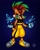 Size: 720x900 | Tagged: safe, artist:jayfoxfire, sally acorn, surge the tenrec, cosplay, solo