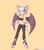 Size: 2412x2720 | Tagged: safe, artist:keetydraws, rouge the bat, redesign, rouge's flower outfit, solo