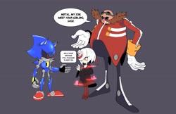 Size: 2701x1749 | Tagged: safe, artist:illymarket, metal sonic, robotnik, sage, sonic frontiers, trio