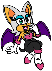 Size: 958x1315 | Tagged: safe, artist:captainquack64, rouge the bat, solo