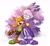 Size: 1928x1758 | Tagged: safe, artist:ryan_rudnick, artist:sikyurame, blaze the cat, marine the raccoon, cat, raccoon, abstract background, blaze's tailcoat, duo, eyes closed, female, hand on another's head, hugging, looking at them, mouth open, open smile, smile, smiling at them