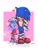 Size: 1536x2048 | Tagged: safe, artist:melmagenta3, sonic the hedgehog, oc, oc:rosie the hedgehog, hedgehog, child, fankid, father and daughter, parent:amy, parent:sonic, parents:sonamy