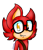 Size: 2500x2893 | Tagged: safe, artist:violetlauren, gadget the wolf, wolf, 2018, belt, glasses, looking at viewer, one fang, red fur, signature, simple background, smile, solo, transparent background, yellow eyes