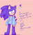 Size: 1280x1344 | Tagged: safe, artist:nickelnicoo, sonic the hedgehog, hedgehog, aged up, alternate universe, bardot top, blushing, clenched fist, color palette, looking offscreen, male, pink background, raised eyebrow, redesign, simple background, smile, solo, standing