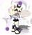 Size: 1868x2048 | Tagged: safe, artist:drag0nfluff1, oc, oc:poppy the hedgehog, hedgehog, boom style, echo background, solo, yo-yo