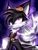 Size: 266x350 | Tagged: dead source, semi-grimdark, artist:mmj1999, miles "tails" prower, fox, fanfic:dark tails unleashed, abstract background, bad quality, belt, dark form, dark tails, gloves, glowing, goggles, goggles on head, lidded eyes, male, smile, solo, sonic boom (tv), standing