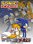 Size: 1133x1511 | Tagged: safe, artist:friednoodles2, miles "tails" prower, sonic the hedgehog, fox, hedgehog, comic:a broken bond, 2020, abstract background, clenched fists, clenched teeth, comic cover, duo, english text, flying, frown, looking at each other, male, males only, spinning tails, this won't end well