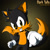 Size: 800x796 | Tagged: safe, artist:darkenedfantasies, miles "tails" prower, 2008, character name, chipped ear, dark form, dark tails, gradient background, grin, looking at viewer, pointing, pointing at viewer, smile, smiling at viewer, solo