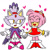 Size: 1024x1024 | Tagged: safe, artist:xxsonicsoupxx, amy rose, blaze the cat, cat, hedgehog, 2016, amy x blaze, amy's halterneck dress, blaze's tailcoat, blushing, clothes, cute, dress, eyes closed, female, females only, hearts, holding hands, lesbian, mouth open, shipping