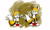 Size: 1816x1080 | Tagged: safe, artist:alexiscreed02, miles "tails" prower, fox, 2021, abstract background, age comparison, classic tails, clenched fist, duo, english text, looking at viewer, male, modern tails, smile, standing, v sign