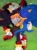 Size: 1520x2048 | Tagged: safe, artist:niku_wee, shadow the hedgehog, sonic the hedgehog, hedgehog, 2023, abstract background, cute, duo, eyes closed, gay, grass, holding each other, lying down, male, mouth open, outdoors, shadow x sonic, shadowbetes, shipping, signature, sleeping, sonabetes