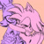 Size: 1024x1024 | Tagged: safe, artist:kaomaou, amy rose, blaze the cat, cat, hedgehog, 2013, amy x blaze, amy's halterneck dress, blaze's tailcoat, blushing, clothes, cute, dress, eyes closed, female, females only, hugging, lesbian, shipping