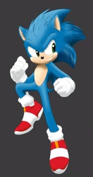 Size: 1671x3169 | Tagged: safe, artist:humancartoonart, sonic the hedgehog, sonic the hedgehog (2020)