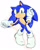 Size: 890x1100 | Tagged: safe, artist:shoppaaaa, sonic the hedgehog, 2009, :<, abstract background, blushing, body pillow, cute, dakimakura, frown, looking at viewer, lying down, socks, solo, sonabetes