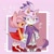 Size: 1000x1000 | Tagged: safe, artist:low_motivationn, amy rose, blaze the cat, cat, hedgehog, 2023, amy x blaze, amy's halterneck dress, blaze's tailcoat, blushing, clothes, cute, dress, eyes closed, female, females only, hearts, holding hands, lesbian, mouth open, shipping