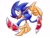 Size: 1280x960 | Tagged: safe, artist:skeletonpendeja, sonic the hedgehog, sonic adventure, adventure pose, dark skin, eyelashes, looking at viewer, male, pointing at viewer, posing, simple background, soap shoes, solo, white background, wink, yellow gloves