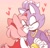 Size: 2048x1958 | Tagged: safe, artist:geek_sketch, amy rose, blaze the cat, cat, hedgehog, 2022, amy x blaze, amy's halterneck dress, blaze's tailcoat, blushing, clothes, cute, dress, eyes closed, female, females only, hearts, holding hands, kiss, lesbian, shipping