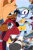 Size: 2012x3072 | Tagged: safe, artist:buddyhyped, tangle the lemur, whisper the wolf, lemur, wolf, the murder of sonic the hedgehog, alternate version, arm around shoulders, duo, female, lesbian, shipping, smile, style emulation, tangle x whisper, tmosth style