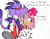 Size: 822x643 | Tagged: safe, artist:coldspace, amy rose, blaze the cat, cat, hedgehog, 2023, amy x blaze, amy's halterneck dress, blaze's tailcoat, blushing, clothes, cute, dress, english text, female, females only, holding them, lesbian, mouth open, shipping, sweatdrop