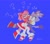 Size: 2048x1812 | Tagged: safe, artist:poppliomo, amy rose, blaze the cat, cat, hedgehog, 2021, amy x blaze, amy's halterneck dress, blaze's tailcoat, blushing, clothes, cute, dress, eyes closed, female, females only, hearts, hugging, lesbian, mouth open, shipping