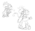 Size: 1500x1326 | Tagged: safe, artist:bluechika, amy rose, blaze the cat, cat, hedgehog, 2013, amy x blaze, amy's halterneck dress, blaze's tailcoat, blushing, clothes, cute, dress, eyes closed, female, females only, hand on back, hand on cheek, kiss, lesbian, shipping, sketch