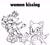 Size: 1042x947 | Tagged: safe, artist:bissdraws9052, amy rose, blaze the cat, marine the raccoon, cat, hedgehog, raccoon, 2023, alternate version, amy x blaze, amy's halterneck dress, blaze's tailcoat, blushing, clothes, cute, dress, eyes closed, female, females only, kiss, lesbian, looking at viewer, shipping, sketch, thumbs up