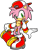 Size: 1145x1511 | Tagged: safe, artist:badlydrawnmanic, amy rose, backwards cap, boots, heart chest, jacket, looking at viewer, male, mouth open, piko piko hammer, simple background, smile, solo, top surgery scars, trans boy amy, trans male, transgender, transparent background, uekawa style