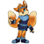 Size: 3072x3072 | Tagged: safe, artist:fainalotea, miles "tails" prower, alternate universe, edit, gender swap, solo