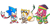 Size: 640x360 | Tagged: artist needed, safe, knuckles the echidna, miles "tails" prower, sonic the hedgehog, echidna, fox, hedgehog, aviator jacket, beanie, black gloves, brown shoes, cute, goggles, goggles on head, knucklebetes, looking at viewer, looking offscreen, male, males only, mouth open, redesign, scarf, simple background, smile, sonabetes, standing, tailabetes, trio, trio male, white background