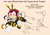Size: 2500x1767 | Tagged: safe, artist:skyshek, charmy bee, bee, 2016, alternate universe, au:sonicsuperarmsproject, blushing, child, drill, english text, female, gender swap, holding something, looking back at viewer, scout outfit, simple background, smile, solo, solo female, tan background
