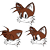 Size: 2048x2048 | Tagged: safe, artist:taeko, miles "tails" prower, fox, brown fur, classic sonic (universe), classic tails, expression sheet, floppy ears, frown, happy, head only, lidded eyes, looking at viewer, looking down, looking offscreen, male, sad, simple background, sketch, smile, solo, transparent background
