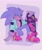 Size: 1728x2048 | Tagged: safe, artist:swati-art, sonic the hedgehog, abstract background, bandaid, bandaid on knee, clenched teeth, hand on ground, jacket, lidded eyes, looking at viewer, male, skateboard, smile, solo, solo male, sticker, top surgery scars, trans male, transgender